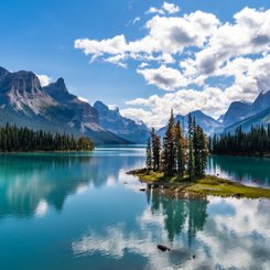 Kanada Reisen Maligne Lake