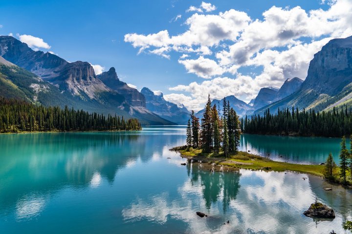 Kanada Reisen Maligne Lake