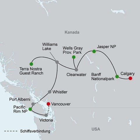 Kanada Reise - Wilderness Experience