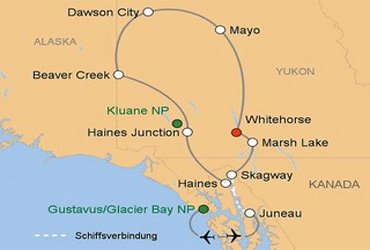 Reise Route