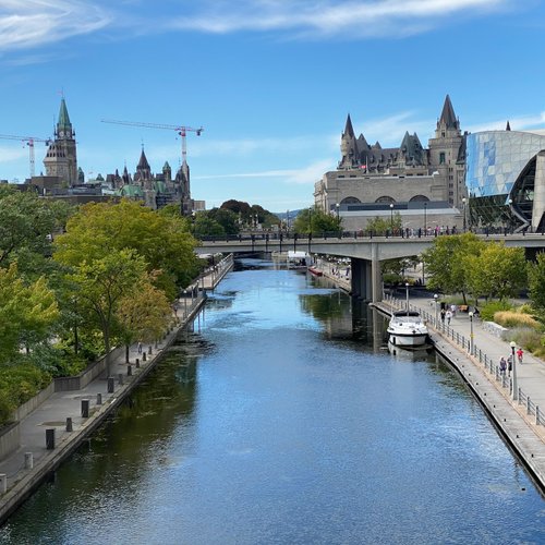 Kanada Reise - Rideau Kanal in Ottawa