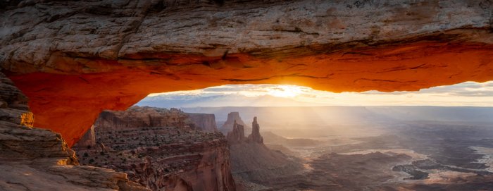USA Reise - Mesa Arch Trail in Moab