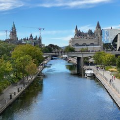 Kanada Reise - Rideau Kanal in Ottawa