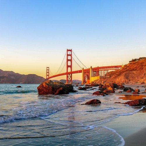 USA Reise - Golden Gate Bridge in San Francisco