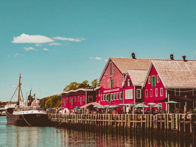 Kanada Reise - Hafen in Lunenburg