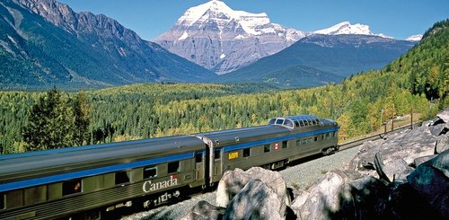 Kanada Bahnreise - Reisende in The Canadian