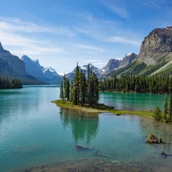 Kanada Reise - Spirit Island, Jasper NP
