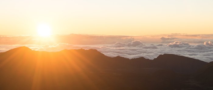 USA Reise - Haleakala Krater bei Sonnenaufgang