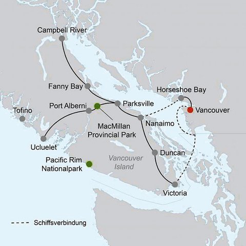 Kanada Reise - Vancouver Island