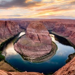 USA Reise - Horseshoe Bend in Page 