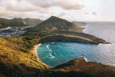 USA Reise - Mündung in Oahu, Hawaii