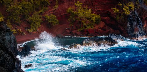 USA Reise - Schlucht in Hana, Hawaii