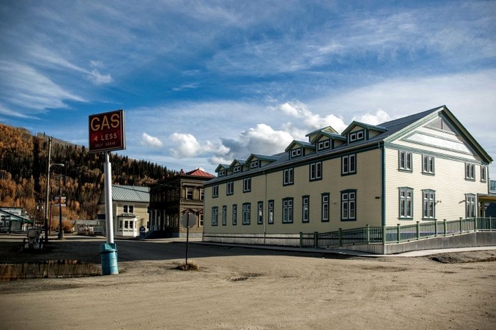 Kanada Westen Reisen Dawson City