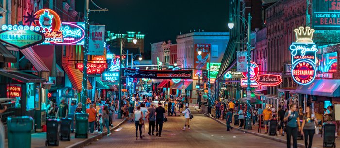 Beale Street, Memphis, USA