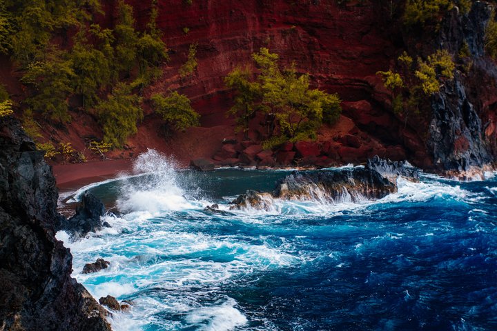 USA Reise - Schlucht in Hana, Hawaii