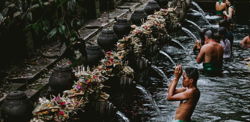 Bali Tempel Wasser