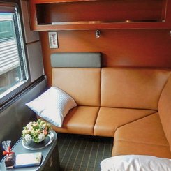 Kanada Bahnreise - Reisende in The Canadian