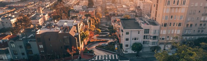 USA Reise - Lombard Street in San Francisco 