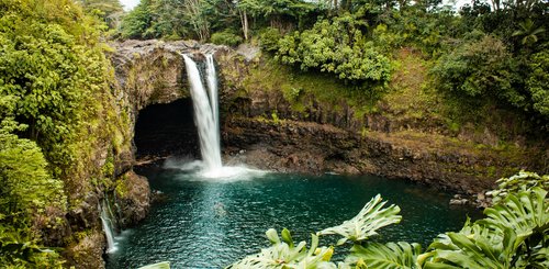 USA Reise - Rainbow Falls in Hilo, Hawaii