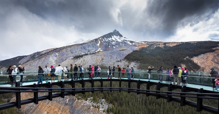 Kanada Reise: Glacier Skywalk, Icefields Parkway