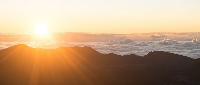 USA Reise - Haleakala Krater bei Sonnenaufgang