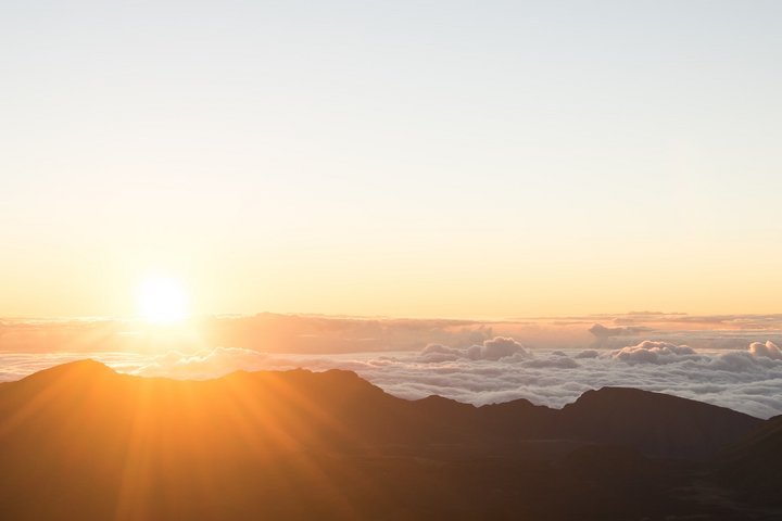 USA Reise - Haleakala Krater bei Sonnenaufgang