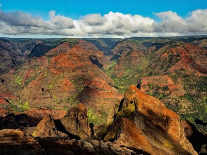 USA Reise - Canyon in Waimea, Hawaii
