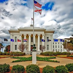 Kapitol, Montgomery, Alabama, USA