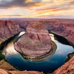 USA Reise - Horseshoe Bend in Page 