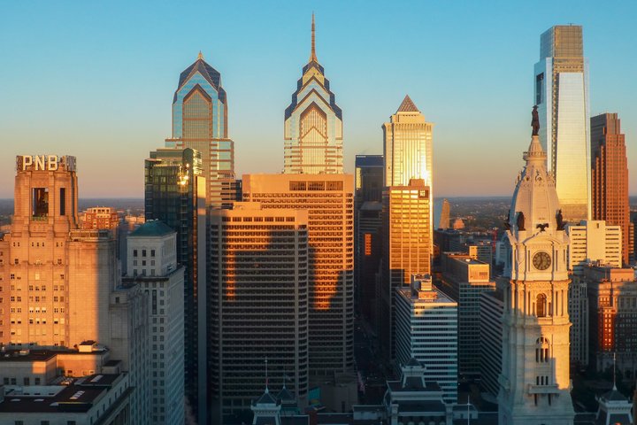 Skyline von Philadephia Wolkenkratzer