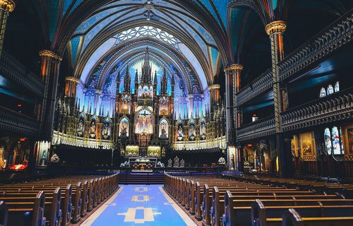 Notre Dame de Montreal Kathedrale von Innen