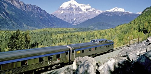 Kanada Bahnreise - Reisende in The Canadian