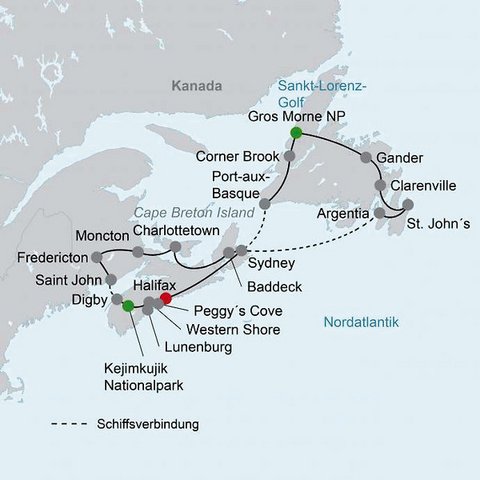 Kanada Osten - Klassisches Atlantik Kanada 