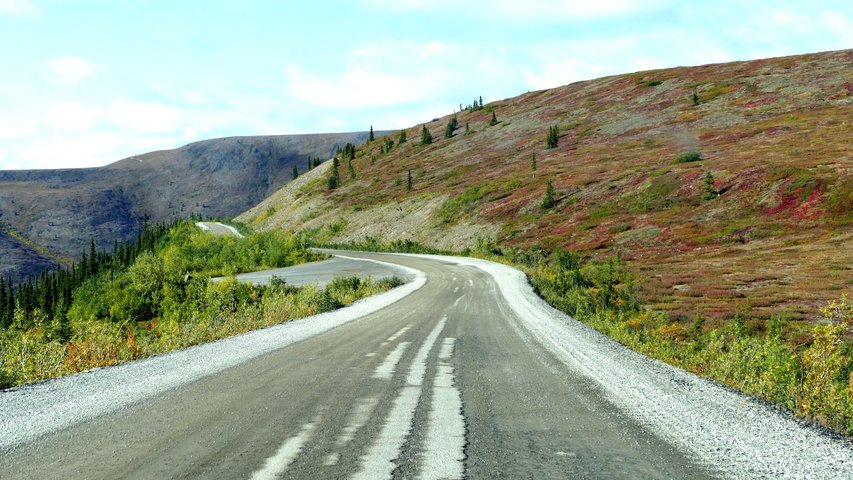 Kanada Reise - Top of the world Highway