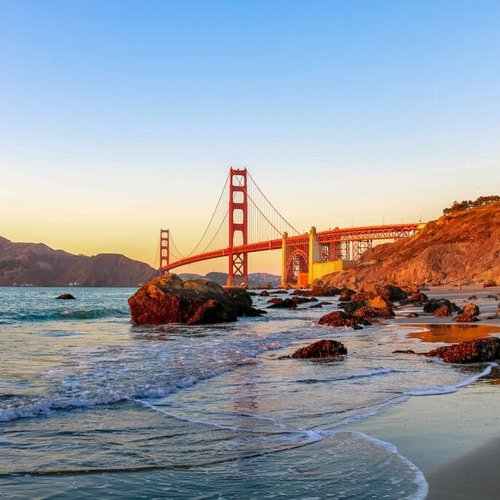 USA Reise - Golden Gate Bridge in San Francisco