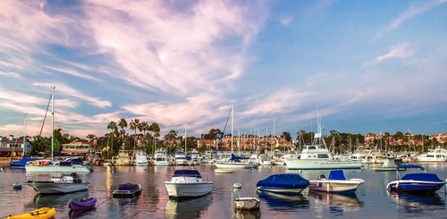 USA Reise - Hafen in Newport