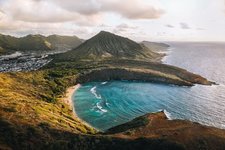 USA Reise - Mündung in Oahu, Hawaii