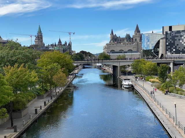 Kanada Reise - Rideau Kanal in Ottawa