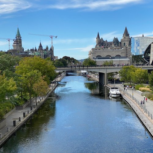 Kanada Reise - Rideau Kanal in Ottawa