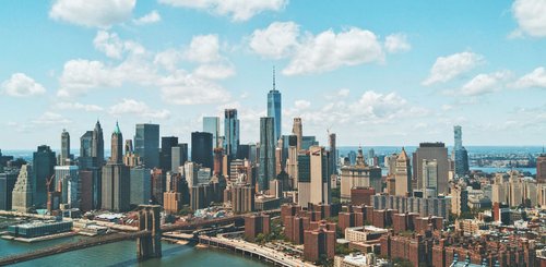 Manhattan-Brücke, New York City, USA