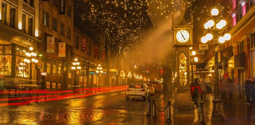 Kanada Reise - Steam Clock in Gastown, Vancouver
